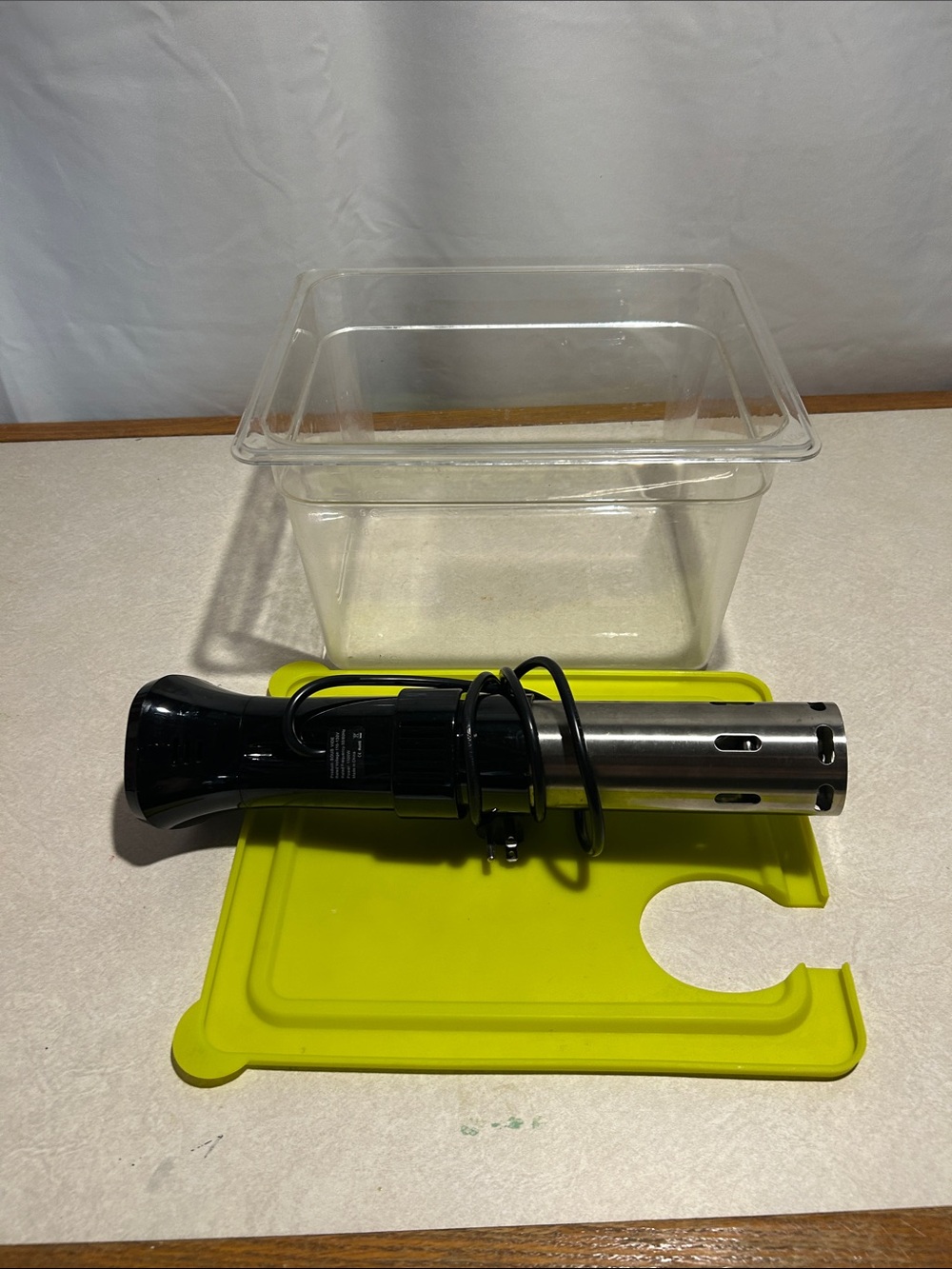 1100W Sous Vide Precision Cooker + 12Qt Container + Silicone Lid - Complete Kit